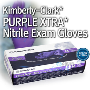 [50602]KC500 PURPLE NITRILE-XTRA* Exam  Glove Medium  [50매*10카톤/BOX]